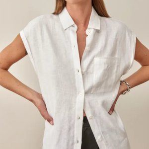 Reformation Maira Linen Top